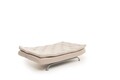 Canapea extensibila cu 3 locuri, Futon, 859FTN2898, Metal , Bej