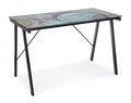 Birou Young Gulliver, Bizzotto, 113 x 58 x 73 cm, otel/sticla temperata