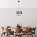 Lustra, FullHouse, 390FLH1815, Metal, Alb/Negru