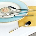 Set tacamuri 30 piese, Villeroy & Boch, Ella, inox 18/10, placat cu aur