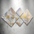 Set 4 tablouri decorative, 4MDF57072, MDF, Imprimat UV, Multicolor