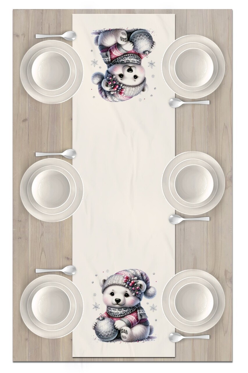Traversa de masa, Artrunchrst-217, 40x135 cm, Poliester, Multicolor — imaginea 2