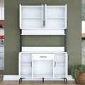 Dulap multifunctional, Rani, JE127 -2984, 120x198 cm, PAL, Alb