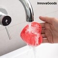 Produs de curatat perii si pensule de machiaj Heart InnovaGoods, 8x8x3 cm, silicon