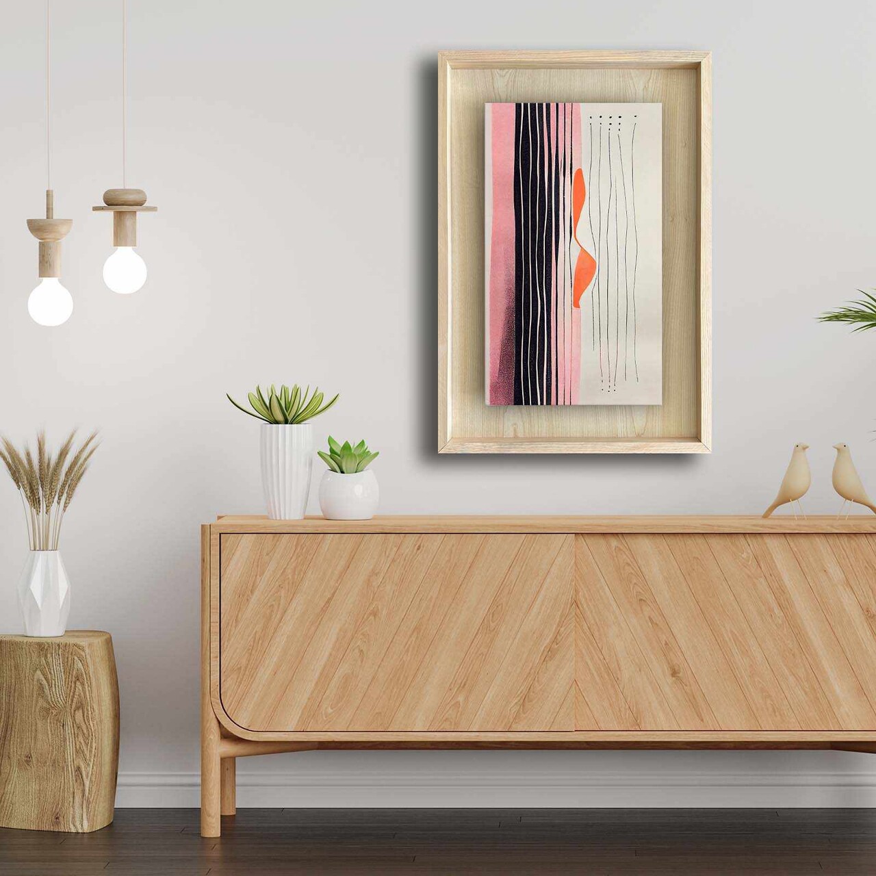 Tablou decorativ Ahsakca Fundal: 100% MDF de arțar (grosime: 27 mm) Vopsea: 100% MDF (grosime: 5 mm) Multicolor