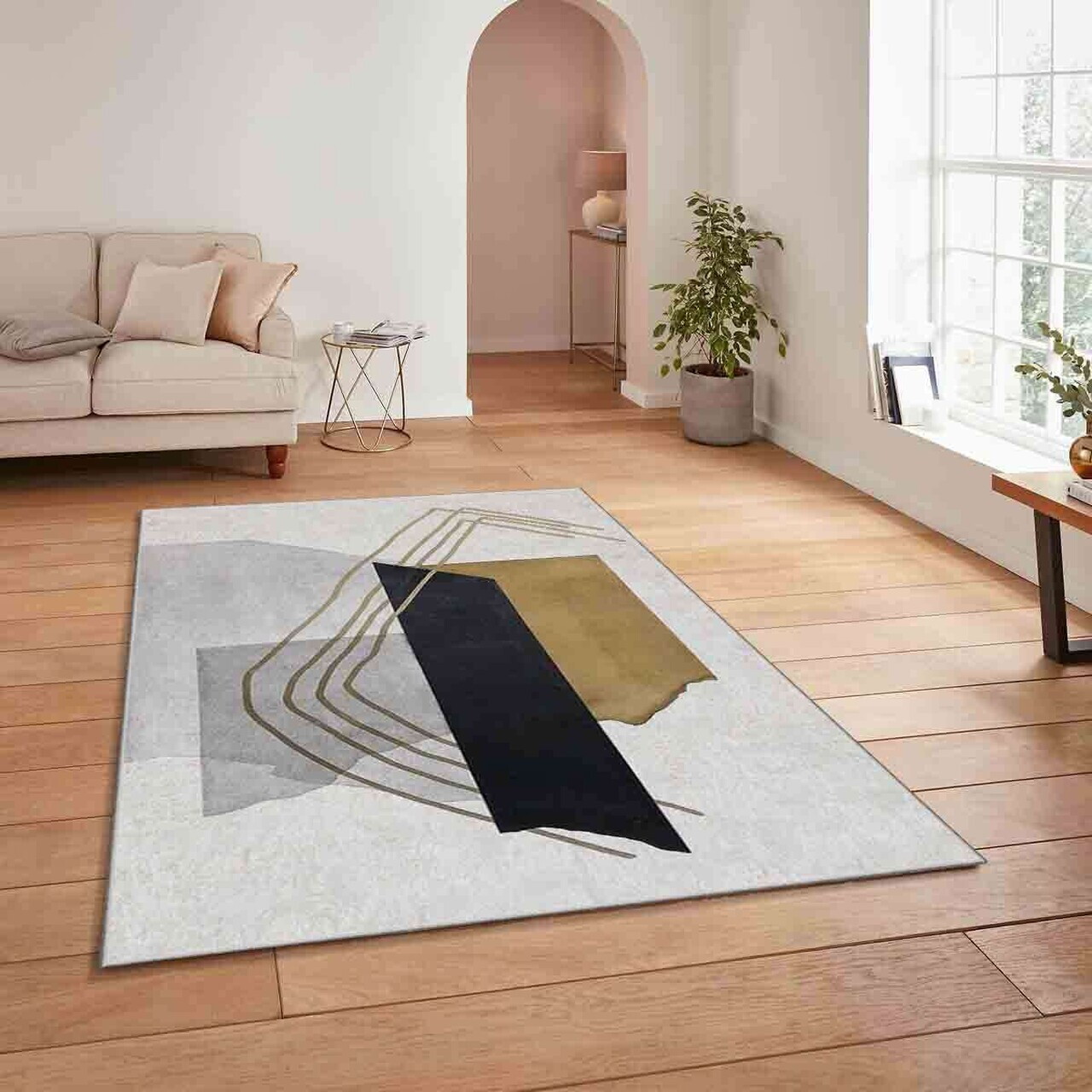 Covor, Shml15, 160x230 cm, Poliester, Multicolor — imaginea 3