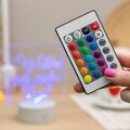Panou de mesaje si notite cu LED Lemo, InnovaGoods, RGB, USB, 15 x 9.5 x 19 cm