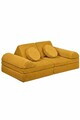 Canapea extensibilă pentru copii, Atelier del Sofa, 326NYR1114, Galben mustar