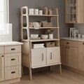 Corp biblioteca, Hanah Home, CPT4673-75, 75x140x40 cm, PLACAJ CARPEN, Natural