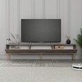 Comoda TV, Hommy Craft, Lyon 43, 180x43x35 cm, PAL, Atlas / Aur