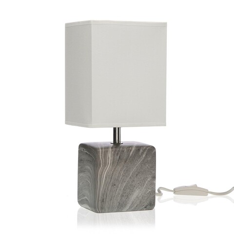 Lampa de masa Alvin, Versa, 13 x 11 x 30 cm, 1 x E14, 40W, ceramica