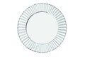 Farfurie plata, Vidivi, Diva, 28 cm Ø, sticla, transparent