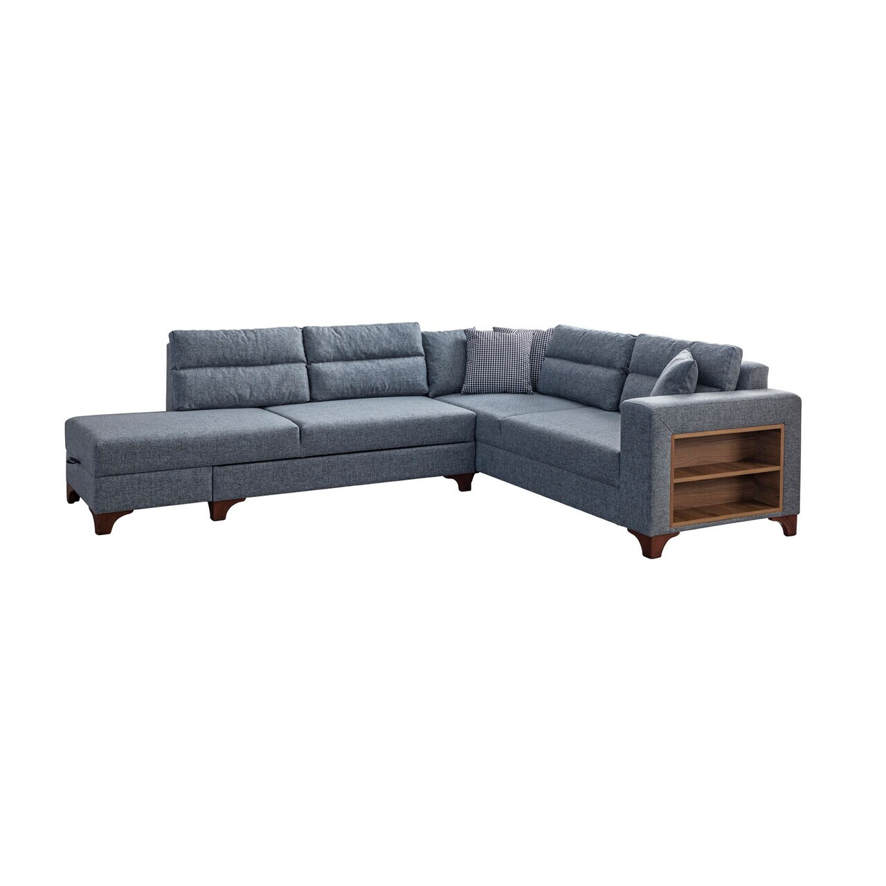 Coltar, Atelier del Sofa, 752EST1389, Lemn de carpen/PAL melaminat, Gri - view 8