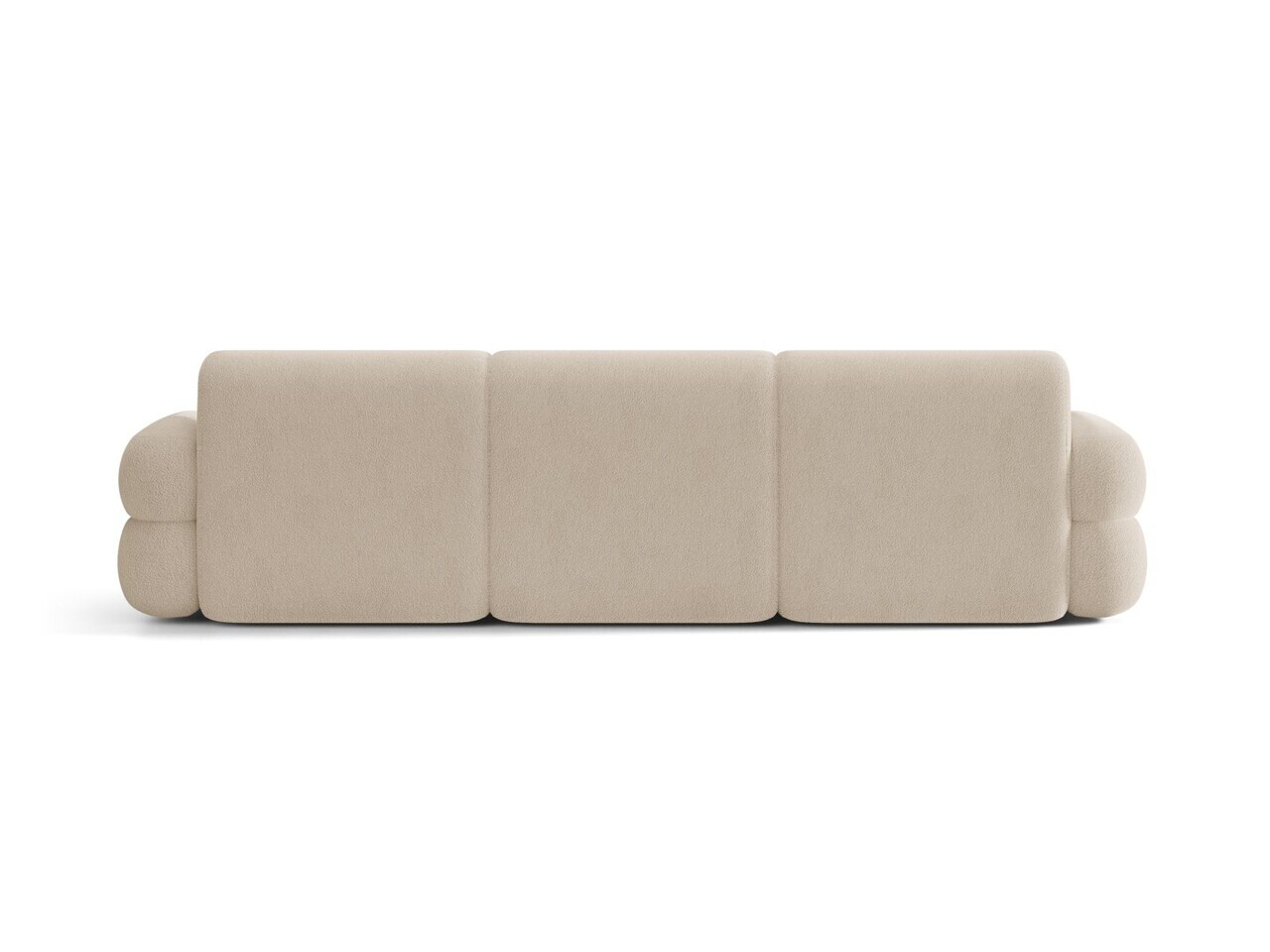 Canapea 4 locuri, Neo, Micadoni Home, 305x100x83 cm, tesatura Boucle, bej — imaginea 4
