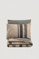 Lenjerie de pat pentru o persoana (DE), Arlo - Brown, Cotton Box, Bumbac Ranforce