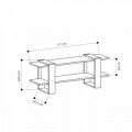 Comoda TV, Homitis, Certo - White, 33.5x117x44.5 cm