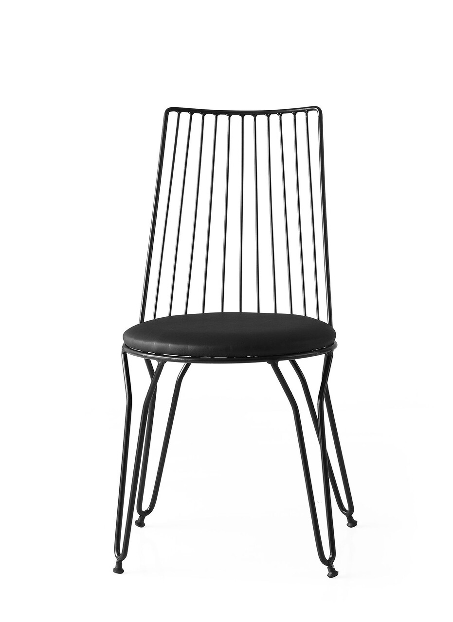 Set scaune 2 piese, Hanah Home, Ada 276 V2, Negru - view 3