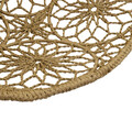 Hamac tip scaun Baylee, Pakoworld, 102x102x140 cm, metal/textil/sfoara, bej