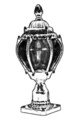 Lampa de exterior, Avonni, 685AVN1330, Plastic ABS, Negru