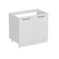 Dulap pentru bucatarie, Hanah Home, Minar, 90x87x58 cm, Alb