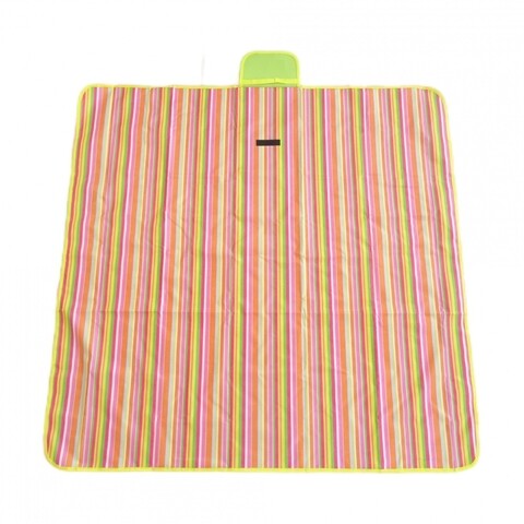 Patura pentru picnic Pink Stripes, Heinner, 145×150 cm, poliester, multicolor Heinner