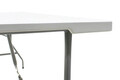 Masa pliabila pentru picnic si gradina Rodeo, Pakoworld, 152x70x74 cm, polietilena HDPE/metal, alb/gri
