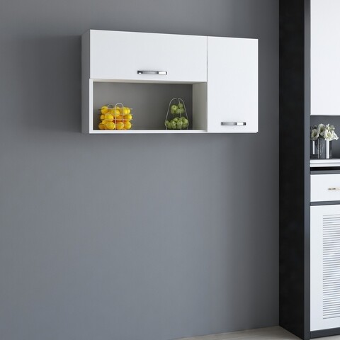 Cabinet akasya, arnetti, 90 x 24.8 x 52 cm, alb