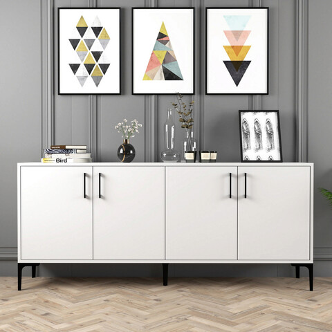 Consola, hommy craft, kiev, 180x78x35 cm, alb