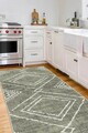 Covor, DC-7277-YOLLUK-277, 60x300 cm, Poliester, Verde