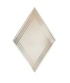 Oglinda decorativa BKLV6845, Neostill, 45 x 68 cm, argintiu