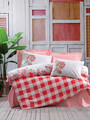 Lenjerie de pat dubla (DE), Oregano - Pink, Cotton Box, Bumbac Ranforce