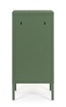 Comoda / noptiera Cambridge, Bizzotto, 2 rafturi reglabile, 40 x 35 x 76 cm, otel, verde