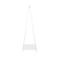 Suport imbracaminte, Compactor, Nora, 54 x 46.5 x 140 cm, inox, alb