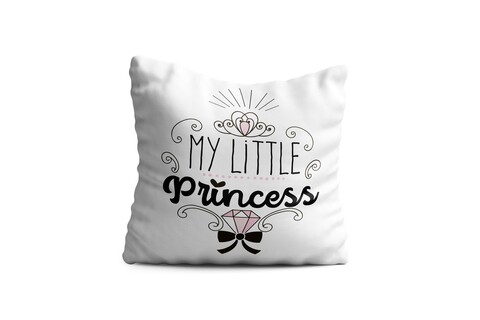 Perna decorativa princess, oyo kids, 43x43 cm, poliester, multicolor
