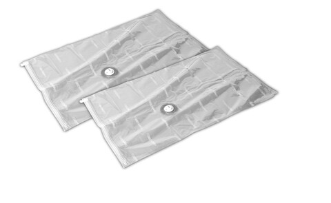 Set 2 pungi de vidat Roll, Compactor, 40x60 cm, polietilena/nailon, transparent