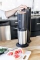 Aparat carbonatare Crystal, SodaStream, 29.7 x 15.5 x 45 cm, Metallic Black