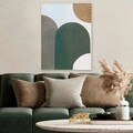 Tablou decorativ 3D, RFB2_70100, Canvas, Cadru: 100% LEMN (grosime: 3cm), Multicolor