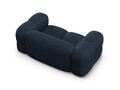 Canapea 2 locuri, Loretto, Cosmopolitan Design, 180x100x68 cm, tesatura structurata, albastru inchis