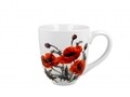 Cana, Duo, Classic Poppies, Jumbo XXL, 0.9 L, portelan, multicolor