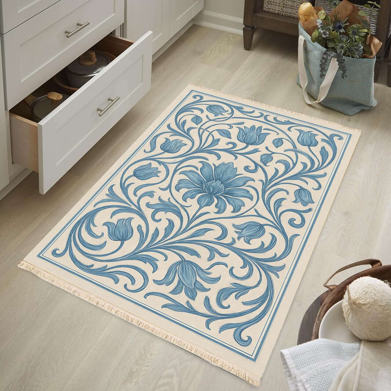 Covor, 328, 120x180 cm, Bumbac, Multicolor — imaginea 2