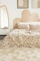 Set cuvertura de pat dubla 3 piese, Palmy - Beige, Şaheser, Bumbac;Poliester