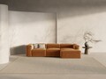 Coltar dreapta 3 locuri, Bergamo, Cosmopolitan Design, 304x152x70 cm, tesatura structurata, gri maro