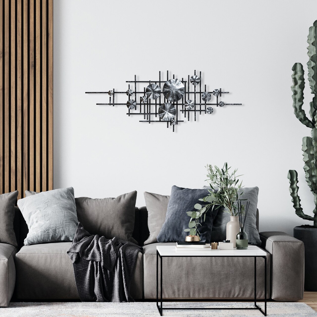 Decoratiune de perete, Mihrimah 2, Dimensiuni: 113 x 7 x 44 cm, Multicolor - view 2