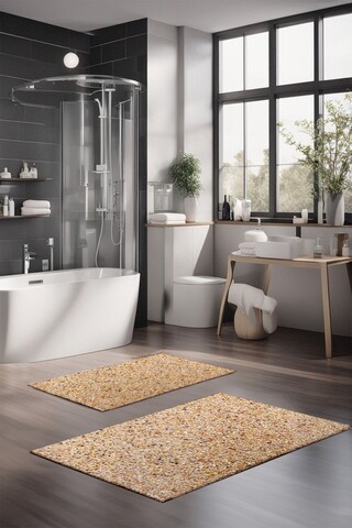 Set covorase de baie, Cartwright, CT-5173, Poliester, Multicolor