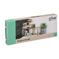 Raft de colt pentru bucatarie cu 3 nivele, 5five, 45 x 43 x 38.5 cm, bambus