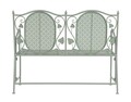 Banca pentru gradina Harriet, Bizzotto, 115 x 60 x 92 cm, pliabila, otel, verde sage