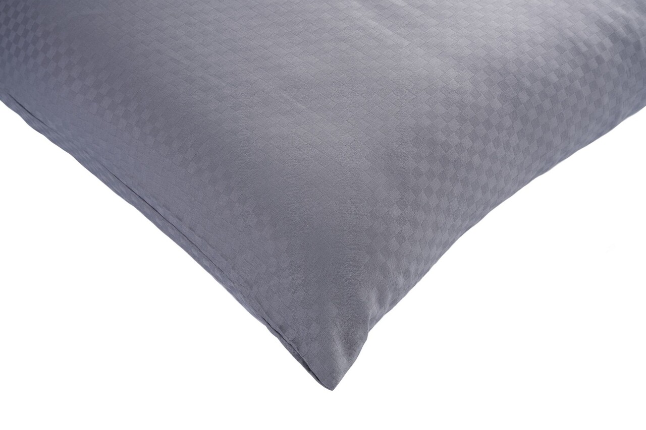 Lenjerie de pat pentru o persoana Single XXL (DE), L'essentiel Maison, Plaid, Gri - imagine 5