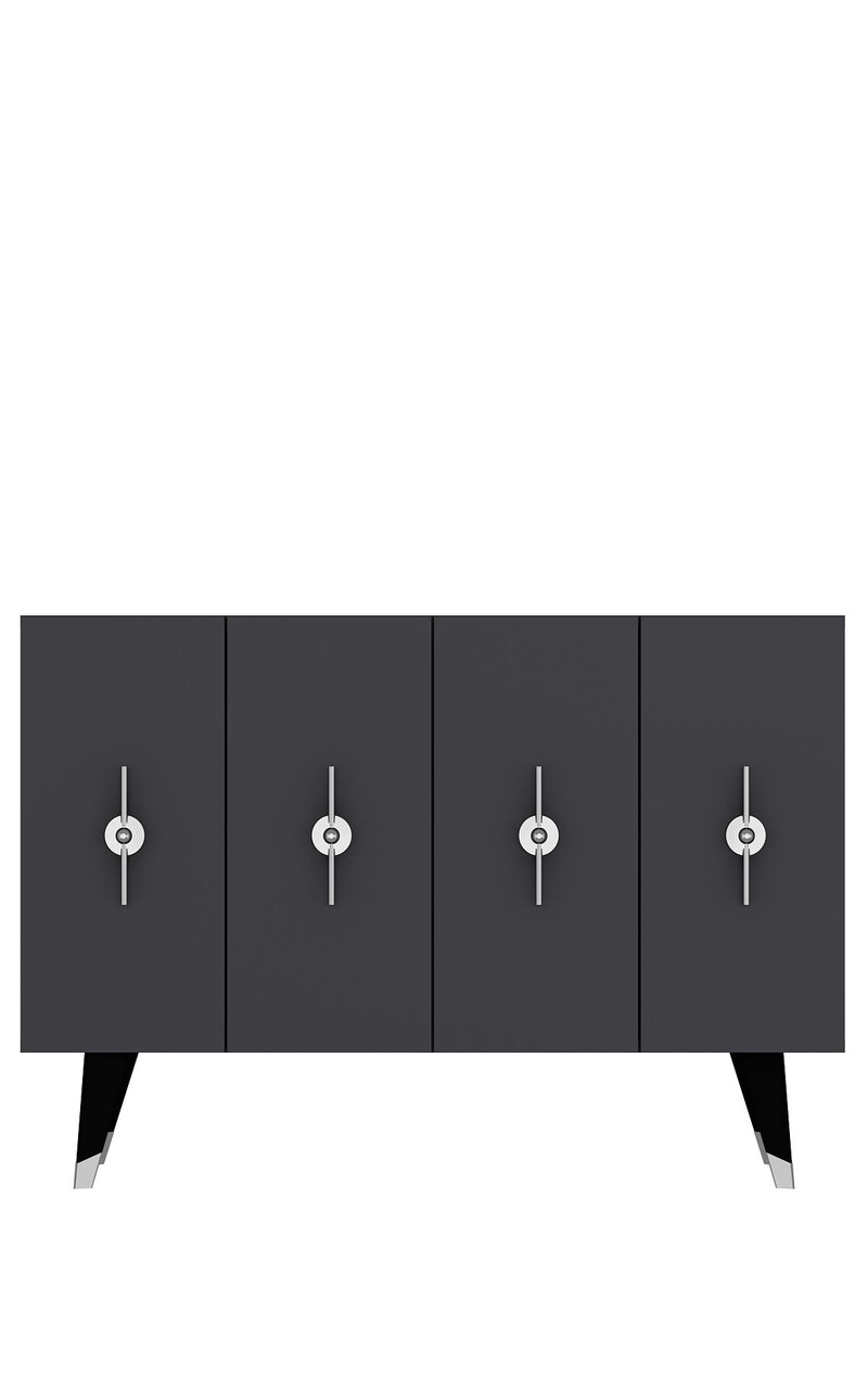 Consola, Olivia, Quart Ramada, Argintiu / Antracit - 2 | YEO