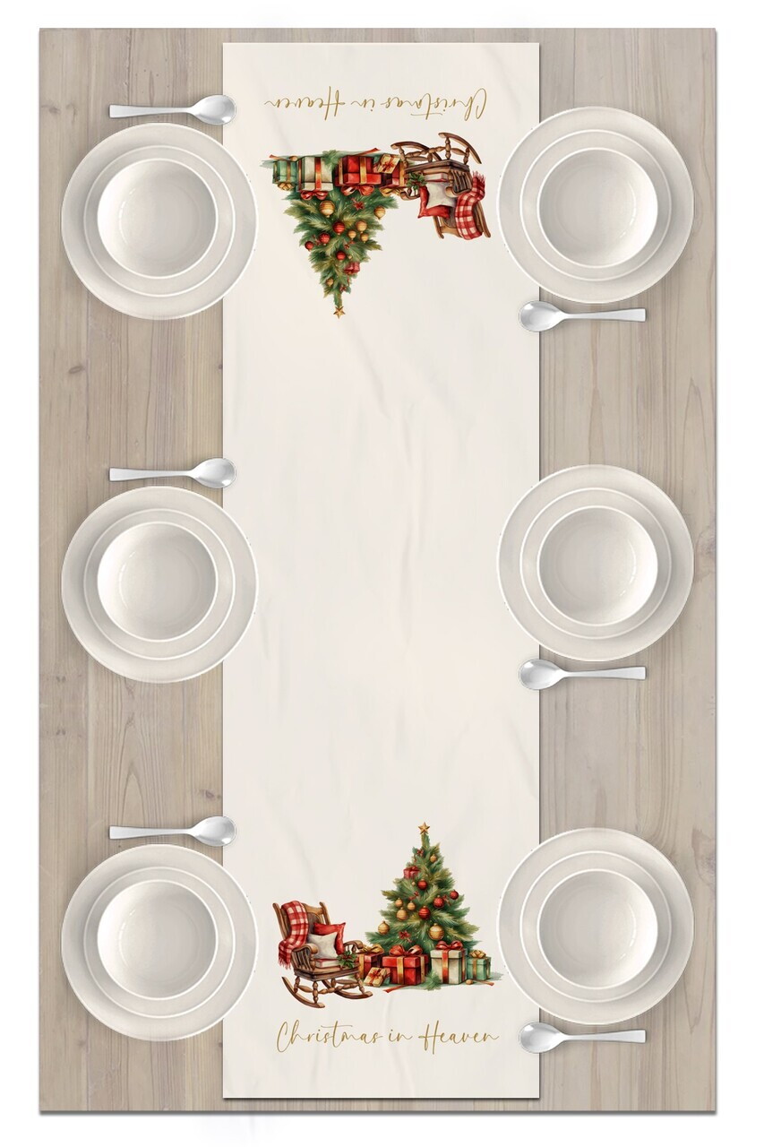 Traversa de masa, Artrunchrst-504, 40x135 cm, Poliester, Multicolor — imaginea 2