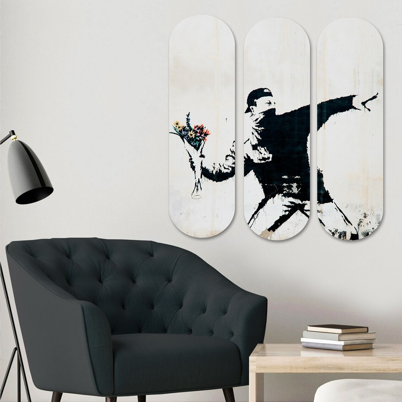 Tablou decorativ MDF, 3KY3781, Imprimat UV, Multicolor